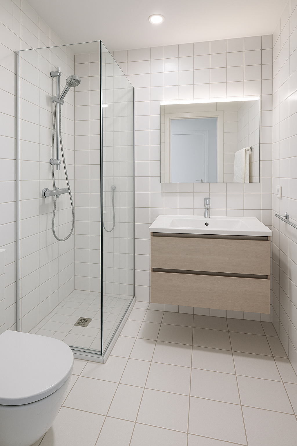 Salle de bain rénovée à Strasbourg par ABS Rénovation